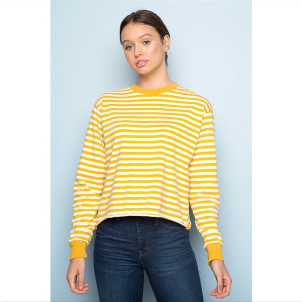 Yellow Striped Long Sleeve